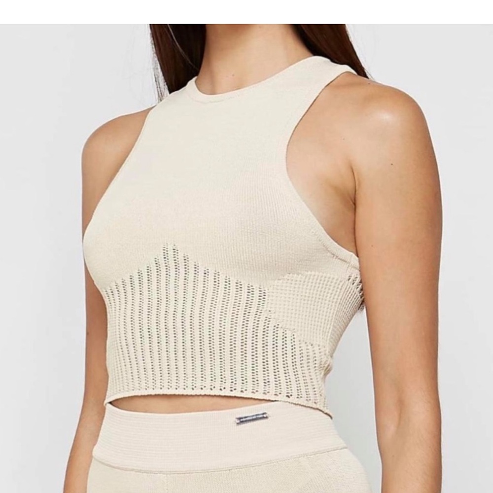 Knit crop top
